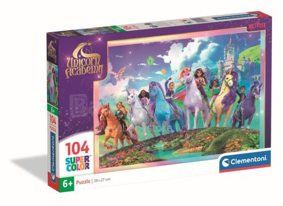 CLEMENTONI CHILDREN PUZZLE Unicorn Academy, 104 pcs,, 25091