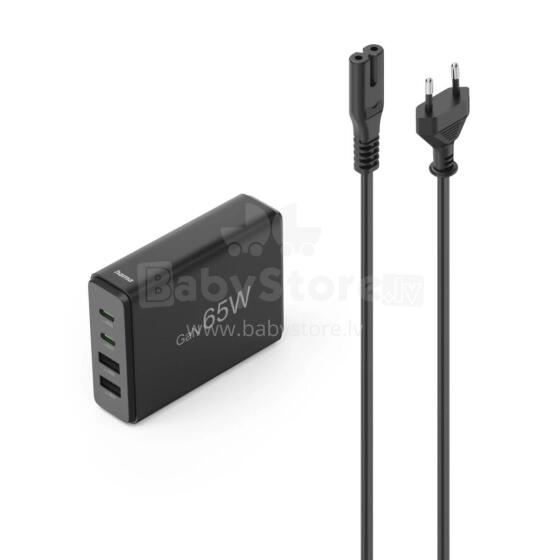 Hama 00201979 Charging Station With USB-C/USB-A 65 W Black