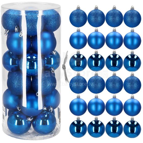 Springos Christmas Tree Decoration Set CA0086, 24 pcs.