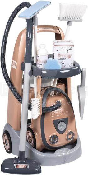 Smoby Rowenta Cleaning Trolley Art.265918 Cleaning Trolley with Vacuum Cleaner