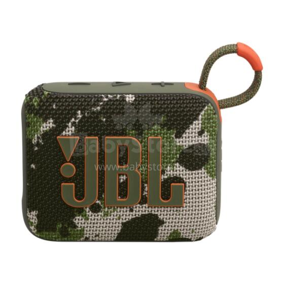 JBL ūdensizturīga portatīvā skanda JBL Go 4, kamuflāžas