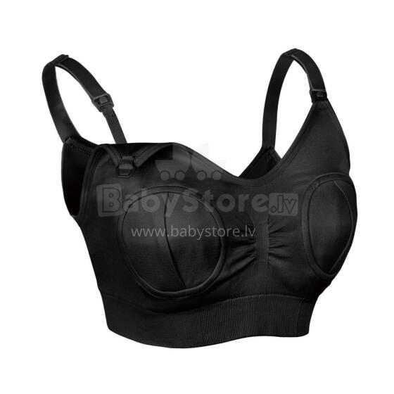 Haakaa Nursing Bra Art.MHK116-B  Bezvīļu krūšturis ar klipšiem barošanai L izmērs