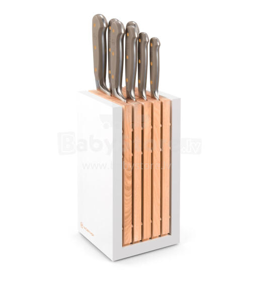 WUSTHOF 1091770711 Classic Colour Knife Block Set, 7pcs, velvet oyster