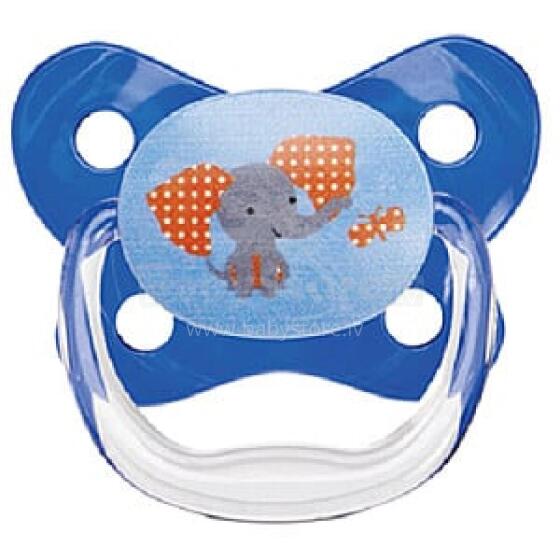 PreVent Butterfly silicone pacifier, for ages 6 to 18 months, blue