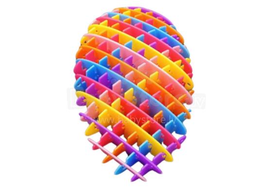 Rainbow Toy, Anti-stress, Flexible, Sensory, Colorful, 10 cm