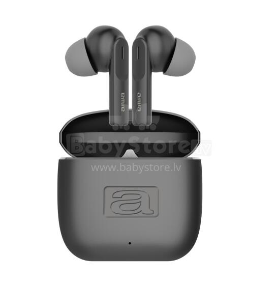 AIWA stereo bezvada austiņas, melnas