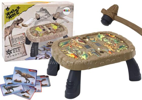 Whac-a-mole arcade spēle Dinosauri galds
