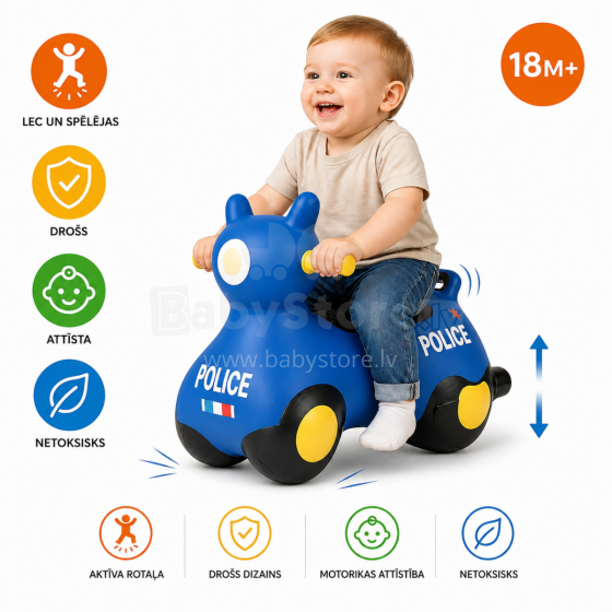 Bo Jumping Police Art.266667 Детские прыгунки