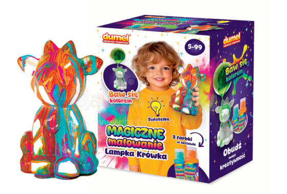DUMEL DD 30618 Burvju gleznošana - Govs lampa