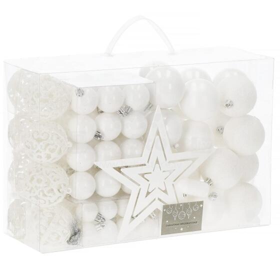 Christmas Tree Decoration Set Springos CA0839, 6/4/3 CM, 101 pcs.