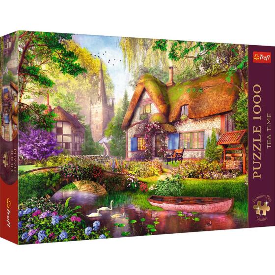 Puzzle - 1000 Premium Plus - Tēja: Mājiņa mežā Trefl 10804