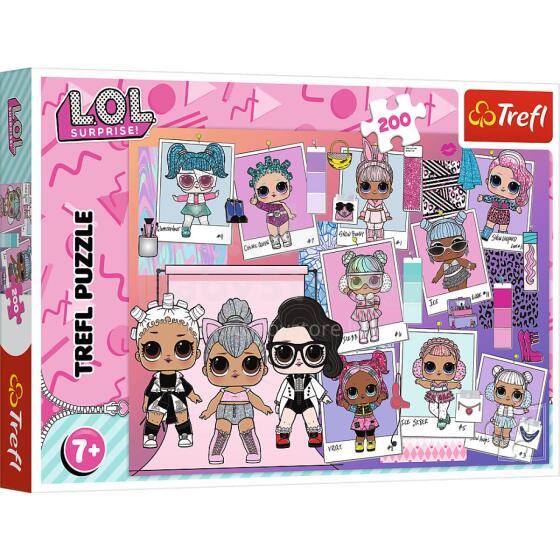 Puzle - "200" - Saldie lelles LOL Surprise! Trefl 13288