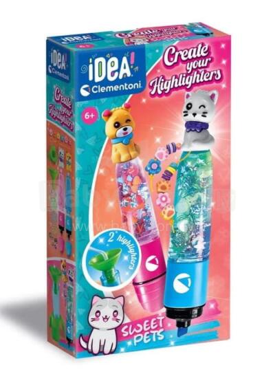 Idea Art Mini Factory Sweet Pets Augstuma Rādītāji Suņu un Kaķu Izdevums Clementoni 18166