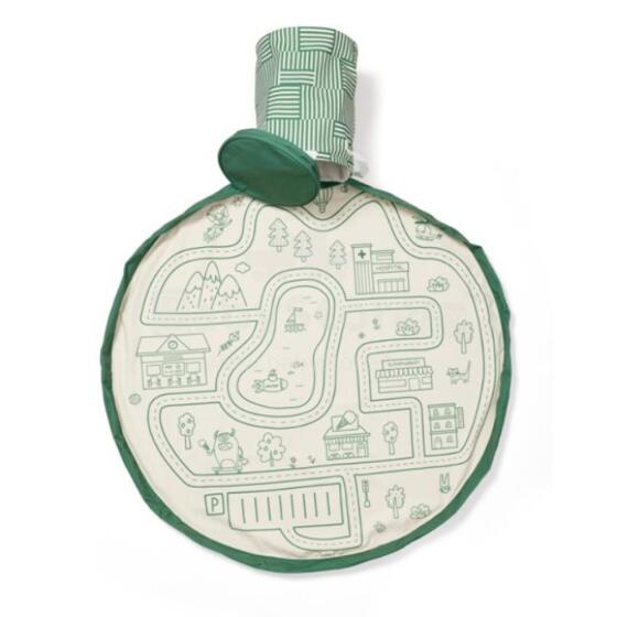 PLAY&GO SOO 601604 Grozs un Paklājs 2in1 Ceļa Karte