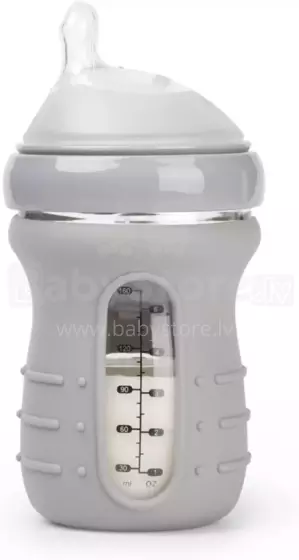 Haakaa Silicone Glass Baby Bottle Cover Art.BHK123 Силиконовый чехол для детской бутылочки,180мл