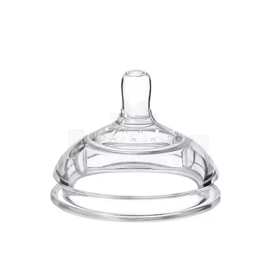 Haakaa Silicone Anti-Colic Nipples Art.BHK067-L Silikona pretkoliku knupītis ar platu kakliņu L izmērs, 6+,2 gab
