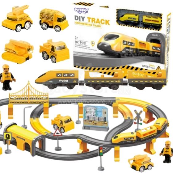 WOOPIE Electric Train Pendolino Set 92pcs