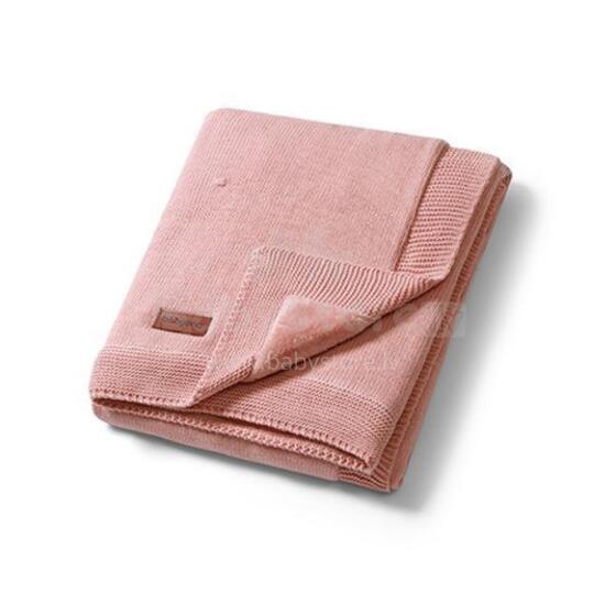1671/01 COTTON BLANKET WITH FLANNEL UNDERLAY PINK