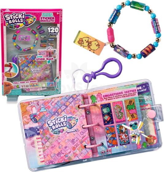 Sticki Rolls Book Pack Art.267414 bracelet with accessories and stickers