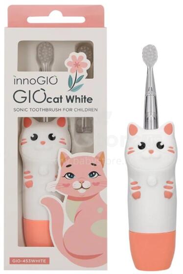 INNOGIO GIO-453WHITE Звуковая зубная щетка для детей GIOcat White