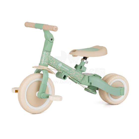 PETITE&MARS 613480 Многофункциональный трехколесный велосипед 5в1 Turbo Green Twist