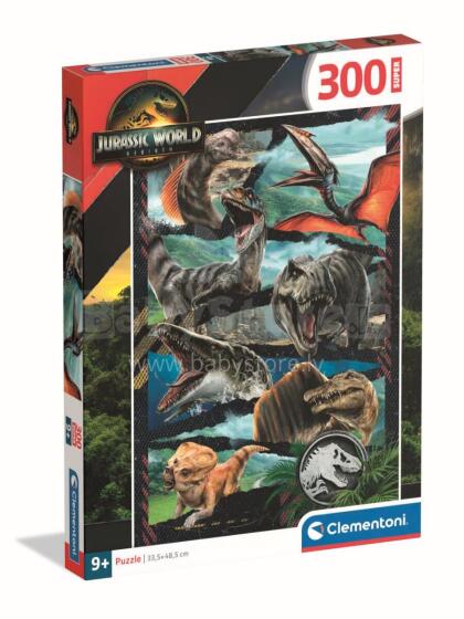 CLEMENTONI CHILDREN PUZZLE Jurassic World, 300 pcs,, 21749