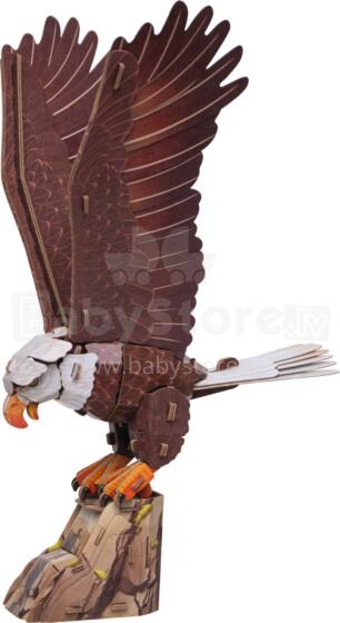 MAKEBUG 3D papīra puzle Baltgalvas ērglis, MB-D-0057