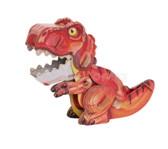 MAKEBUG 3D papīra puzle 	Tiranozaurs 	, MB-D-0035