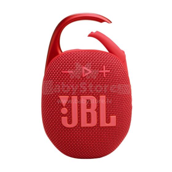 JBL ūdensizturīga portatīvā skanda ar karabīni, sarkans