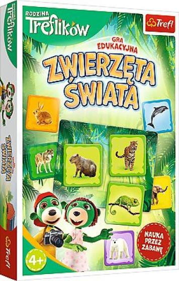 TREFL 02337 World Animals Game Treflik Family
