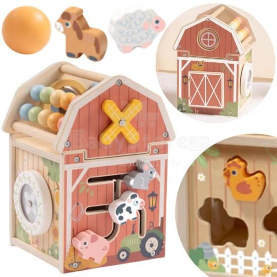 Деревянный сортировщик форм "Сарай" от TOOKY TOY