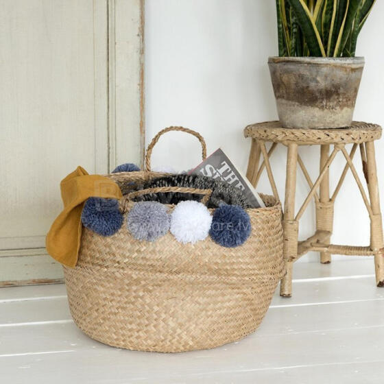 Accessory basket, Grey, Rex London