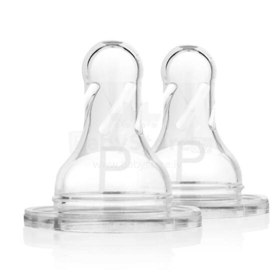 292 Preemie Flow Silicone Narrow Nipple, 2-Pack