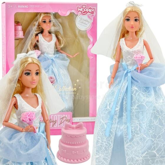 WOOPIE ROYAL Fashion Doll LILY Bride with Cake