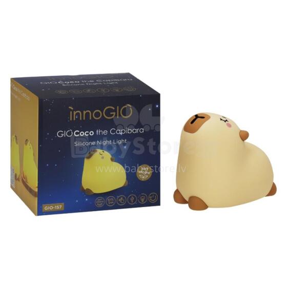 INNOGIO GIO-157 Silikona Nakts Gaisma Kapibara