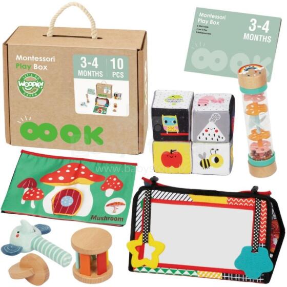 WOOPIE GREEN XXL Box Montessori Sensory and Education 6in1 FSC