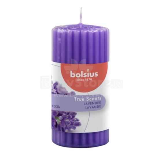 Candle scented cylinder True Scents &Oslash;120x58mm lavender