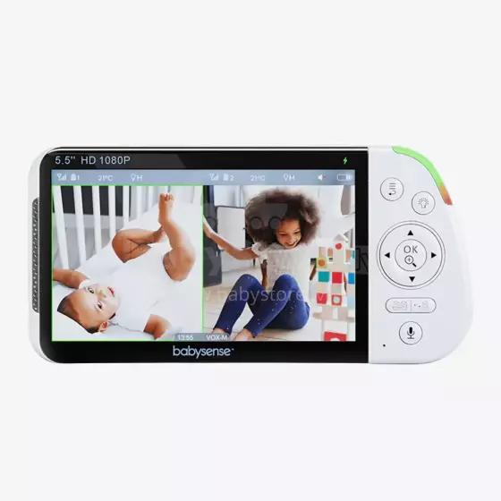 Babysense Parent Unit for Video for 5" Split-Screen Art.268709 Vecāku ierīce video bērnu monitoram MaxView Pro