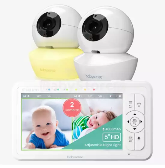 Babysense Video Baby Monitor with 2 Cameras Art.HDS2