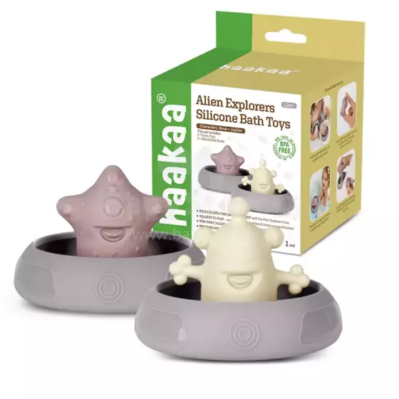 Haakaa Silicone  Bath Toys Art.TPS037-NJ Силиконовые игрушки для ванной ,2 шт.