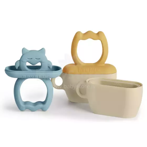 Haakaa Chilly Monster Ice Pop Mould Set Art.BHK153-BM силиконовoe набор формочек для мороженого Chilly Monster