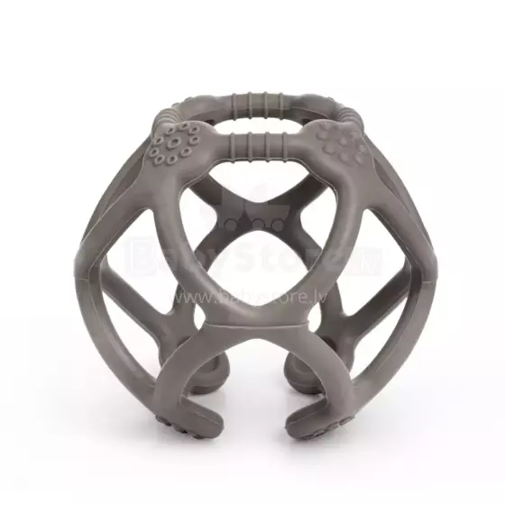 Haakaa Silicone Teething Ball  Art.TPS017-C Charcoal  Силиконовая погремушка (100% натуральная)