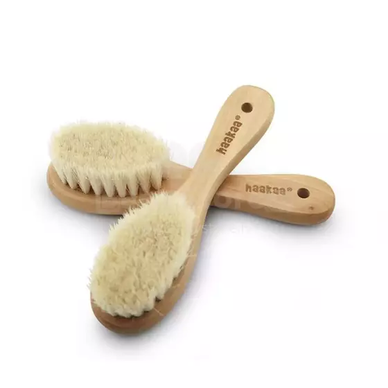 Haakaa Wool Baby Hair Brush Art.SGE007