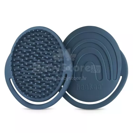 Haakaa Silicone Shampoo Brush Art.SGE050-SB Steel Blue Silicone Shampoo Brush