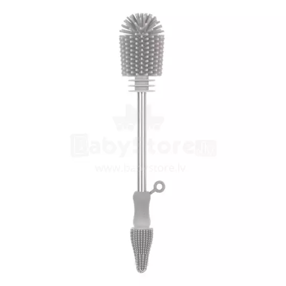 Haakaa Silicone Cleaning Brush  Art.NHK071-S Suva Grey Silicone brush for bottles and nipples