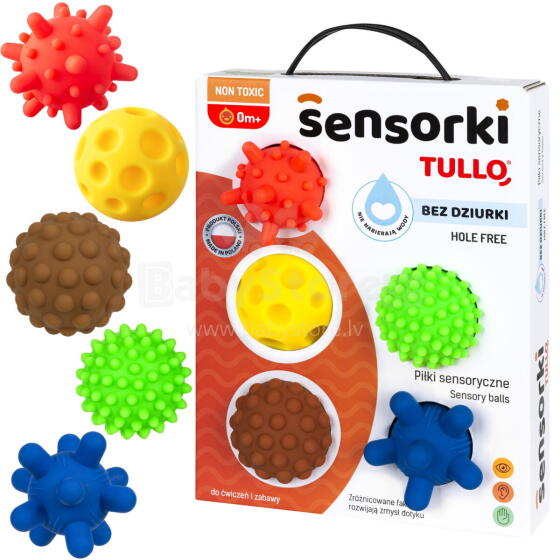 TULLO 800 Сенсорные шары Сенсорки 5 шт без отверстия