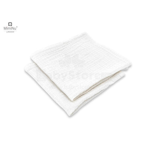 KIECZMERSKI Muslina audums 30x30 cm KOKS 100% Krēms 2 iepakojumi