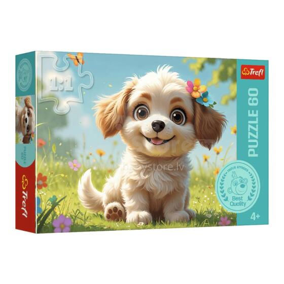 TREFL 17408 Puzzle 60 Be a Puppy!