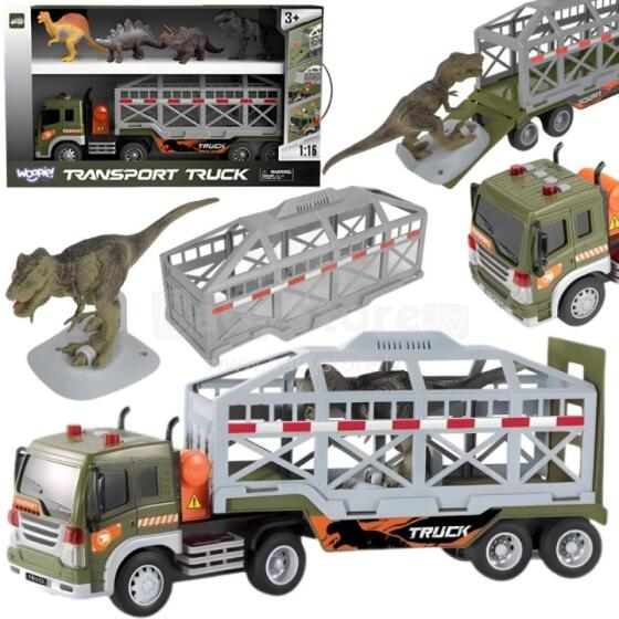 WOOPIE Dinosaur Transporter Truck with Sound and Light