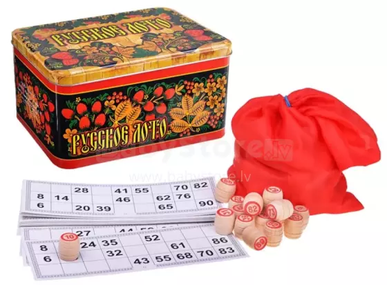 Russian Bingo Game  Art.268992 Galda spēle Krievu loto